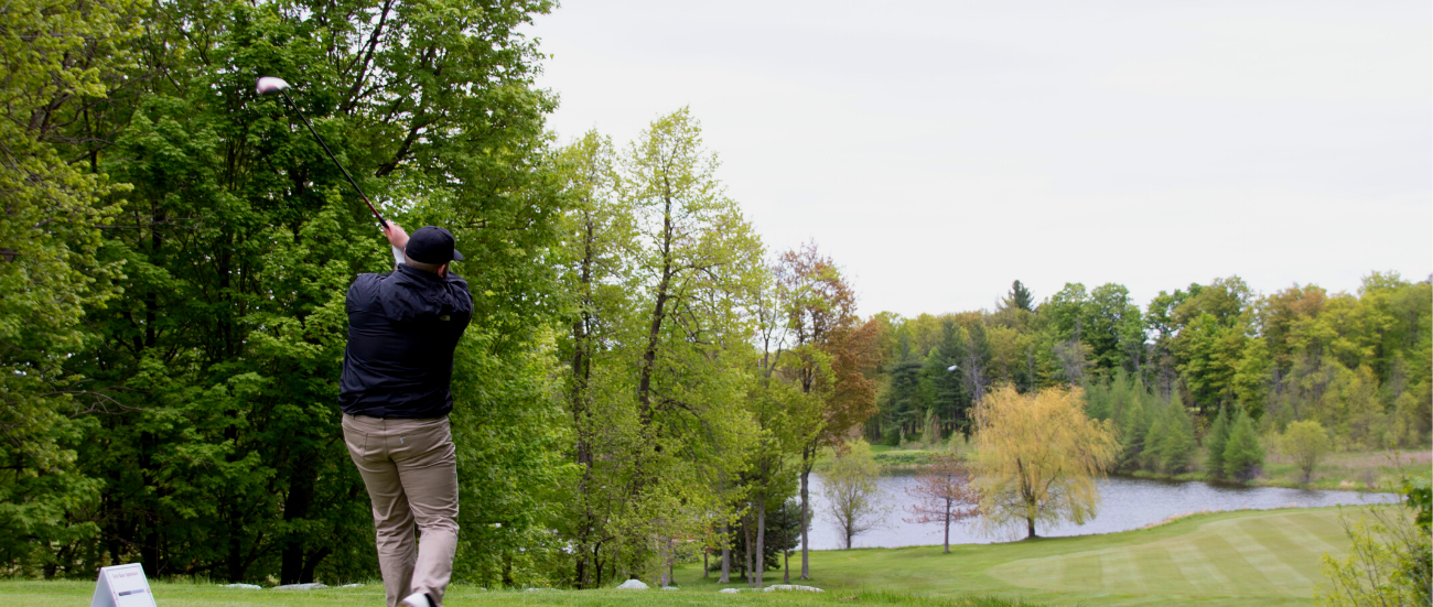 golfing